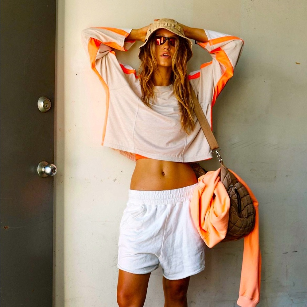 FP MOVEMENT Go For The Goal Long Sleeve Tee Size M Home Plate Combo